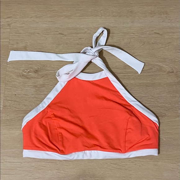 Seafolly Size 8 High Halter Neck Bikini Top w/ Tie - Picture 3 of 8